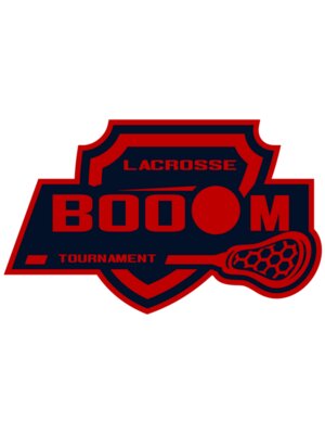 Boom Tournament Lacrosse Logo Template